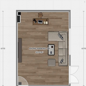 THIET KE 3D PHONG KARAOKE GIA DINH