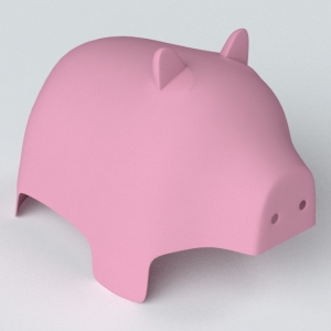 Ghế trẻ em Piggy - Hồng