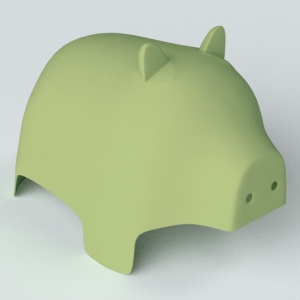 Ghế trẻ em Piggy - Xanh lá