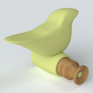 Móc treo tường Bird - Xanh cốm
