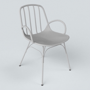 Ghế Rattan - Xám nhạt